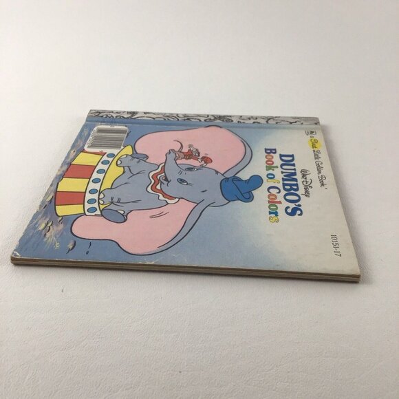 First Little Golden Book Disney Dumbo's Book Of Colors Vintage 1988 Storybook - Picture 7 of 7